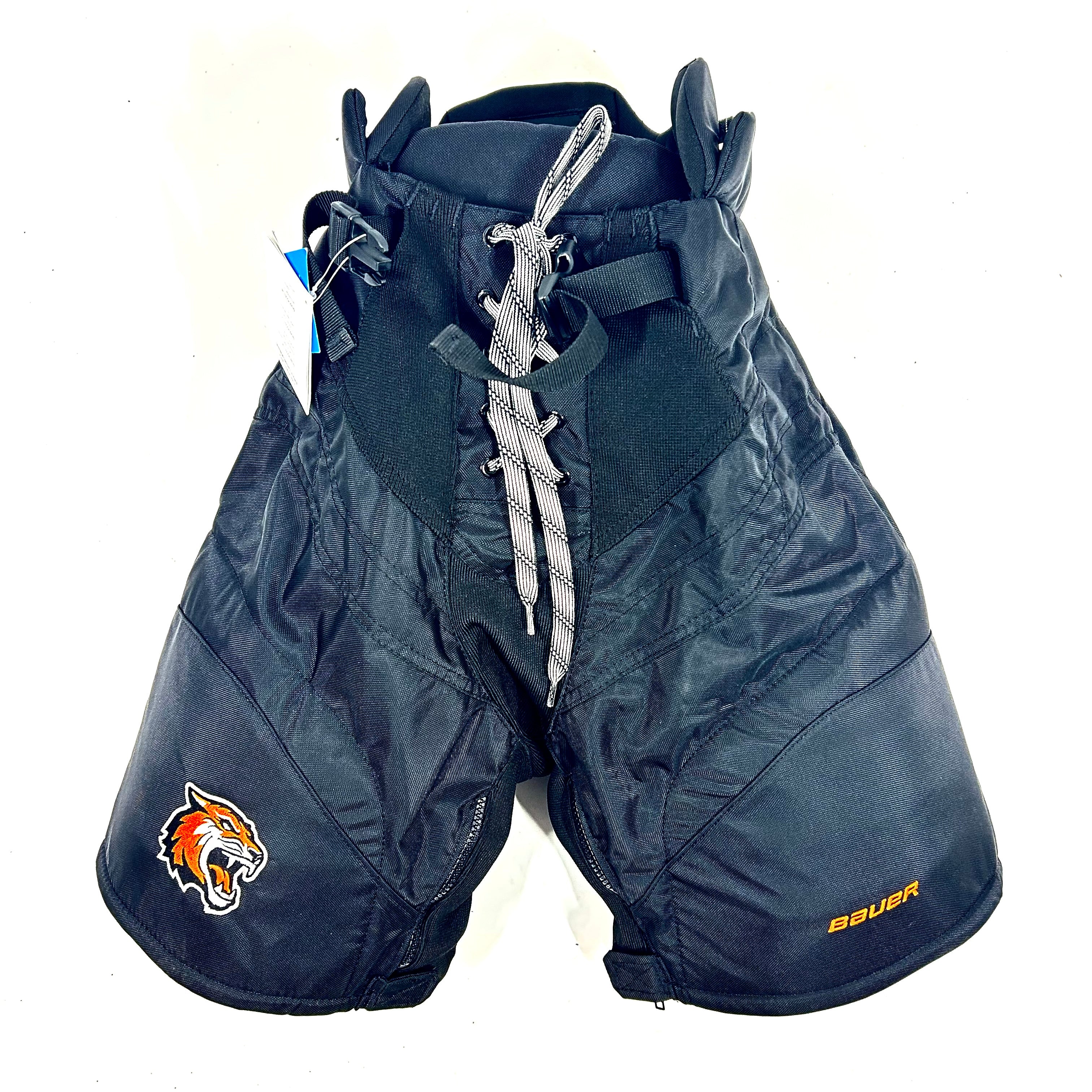 Bauer Nexus - Pantalon de hockey NCAA Pro Stock pour femme (noir/orange)